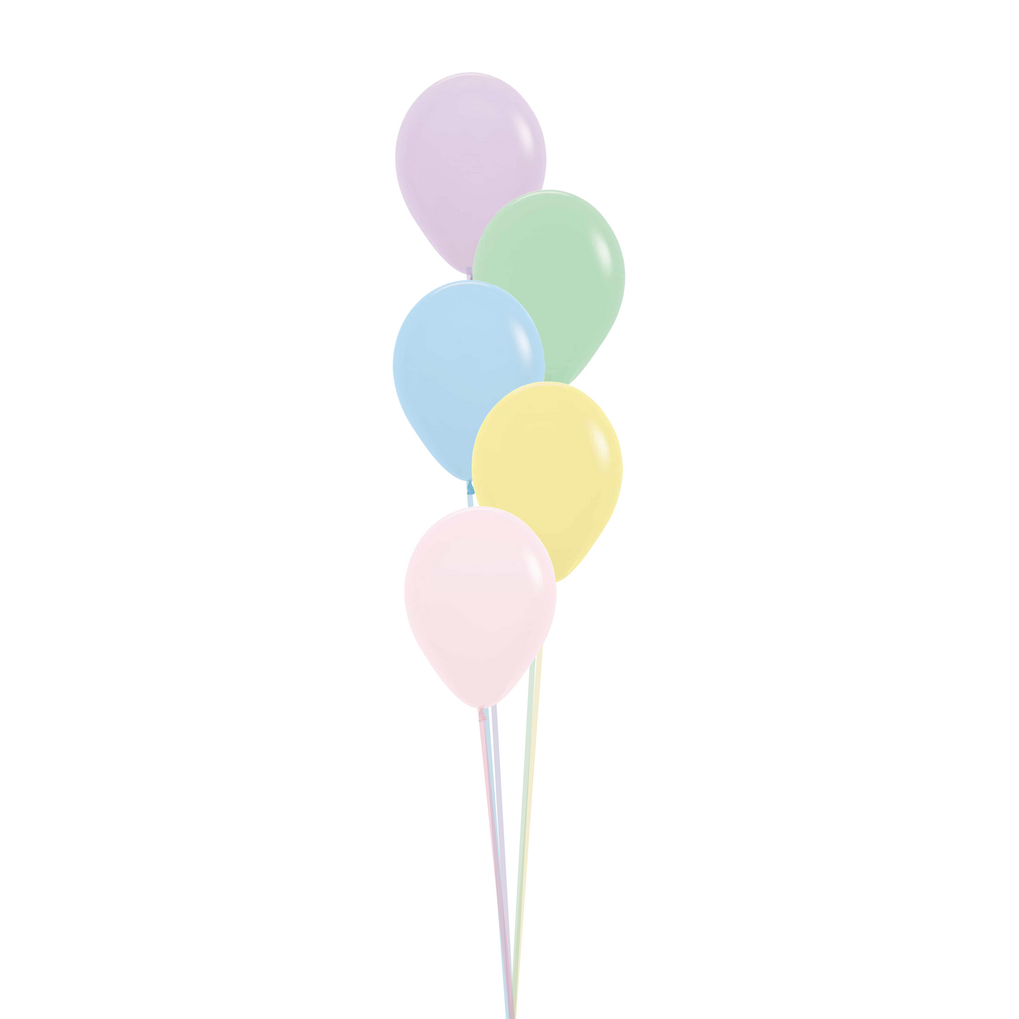 Pastel 5-Balloons Bouquet