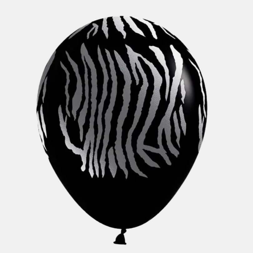 Latex Balloon Zebra Stripes
