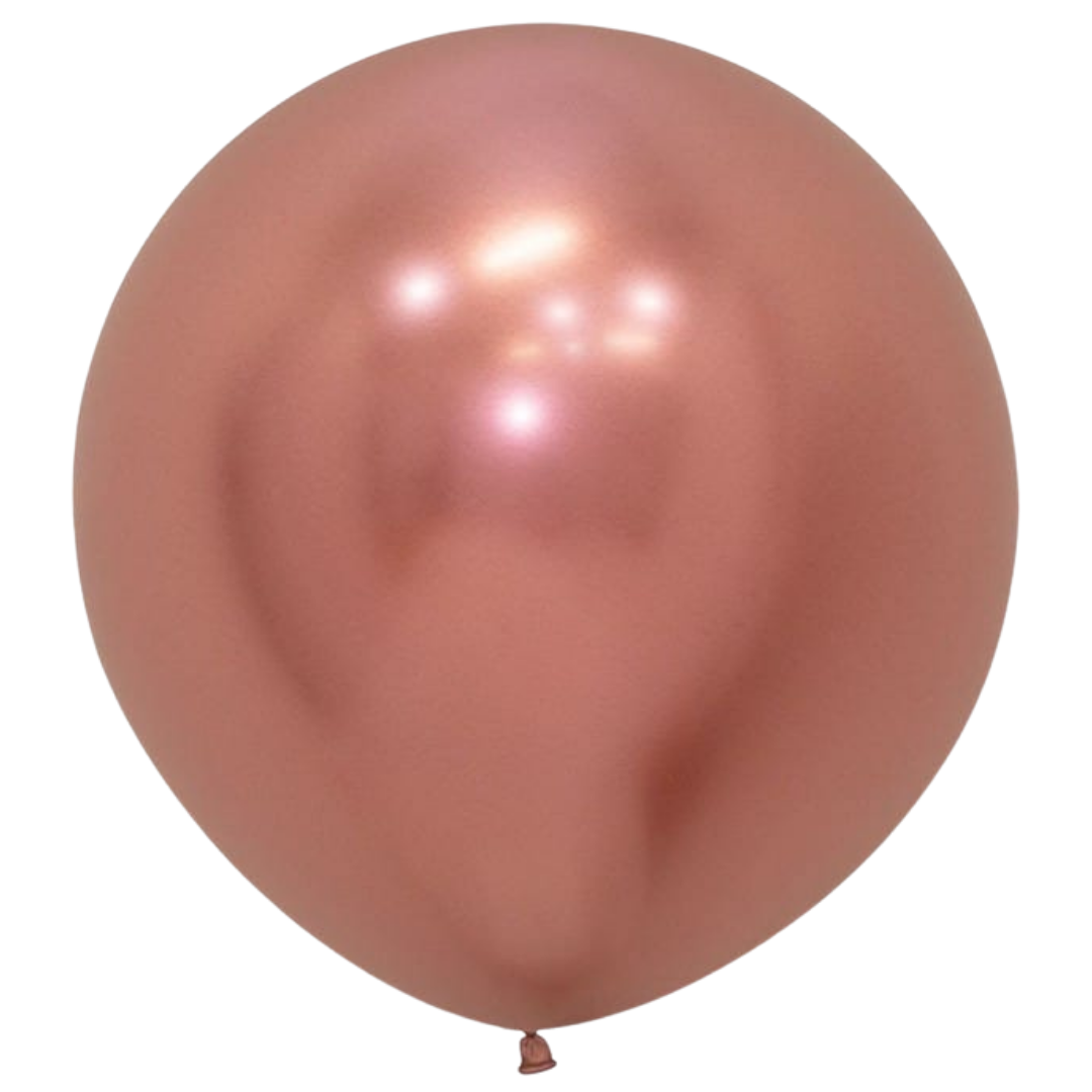 Ballon Large Chromé (60 cm) à l'hélium