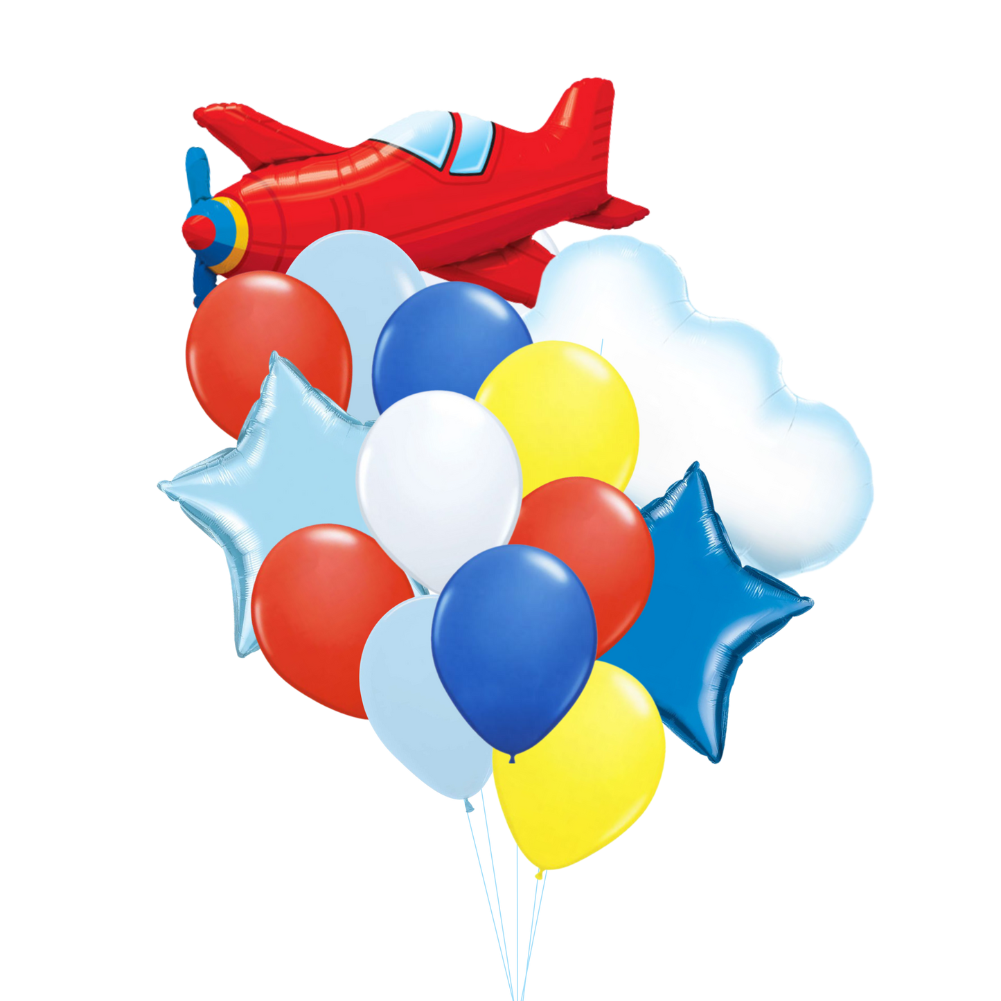 Airplane Maxi Balloon Bouquet