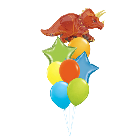 Dinosaur Triceratops Balloon Bouquet